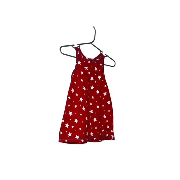 Cat & Jack Toddler Girl Red White and Blue Stars Racerback Dress Size 18 Months - Picture 7 of 9